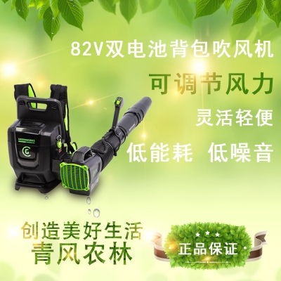 QFNL 格力博 82V鋰電雙包吹風(fēng)機 吹風(fēng)吹灰吹落葉吹雪除塵器（兩電一充）