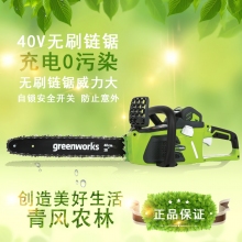 QFNL 格力博 40V無(wú)刷鏈鋸 電鋸 伐木鋸 家用 電鏈鋸（一電一充）