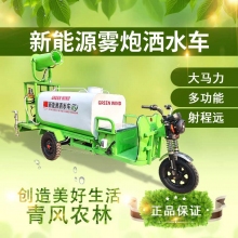 QFNL 環(huán)衛市政工地用三輪灑水車(chē)新能源多功能高炮電動(dòng)三輪霧炮車(chē)