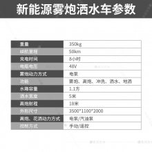 QFNL 環(huán)衛市政工地用三輪灑水車(chē)新能源多功能高炮電動(dòng)三輪霧炮車(chē)
